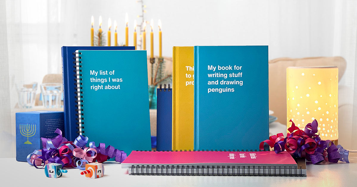 Eight nights of laughter with WTF Notebooks: A Hanukkah gift guide | WTF Notebooks