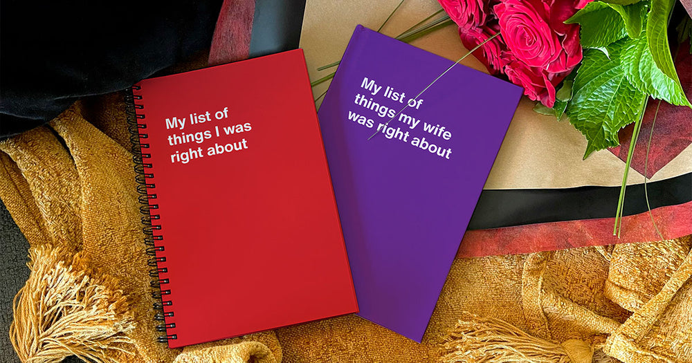 14 funny and sassy Valentine’s Day gifts for your significant other | WTF Notebooks