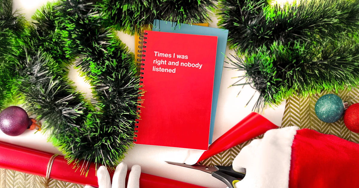 The ultimate Christmas gift guide: WTF Notebooks for everyone on your list