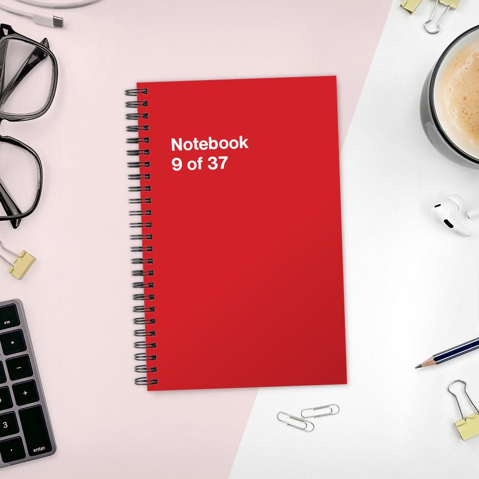 A funny notebook from WTF Notebooks® entitled 