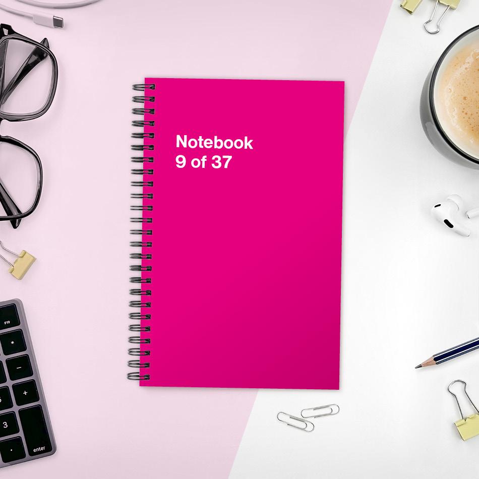 A funny notebook from WTF Notebooks® entitled 