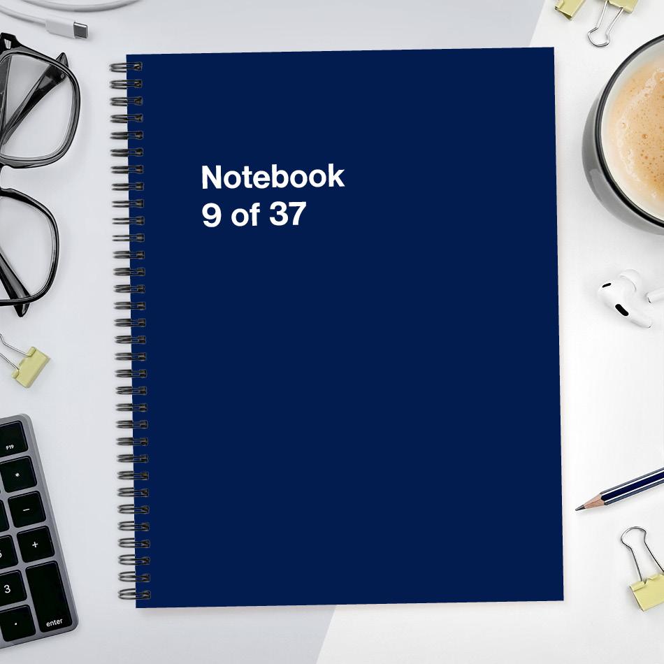 
                  
                    A funny notebook from WTF Notebooks® entitled "Notebook 9 of 37"
                  
                