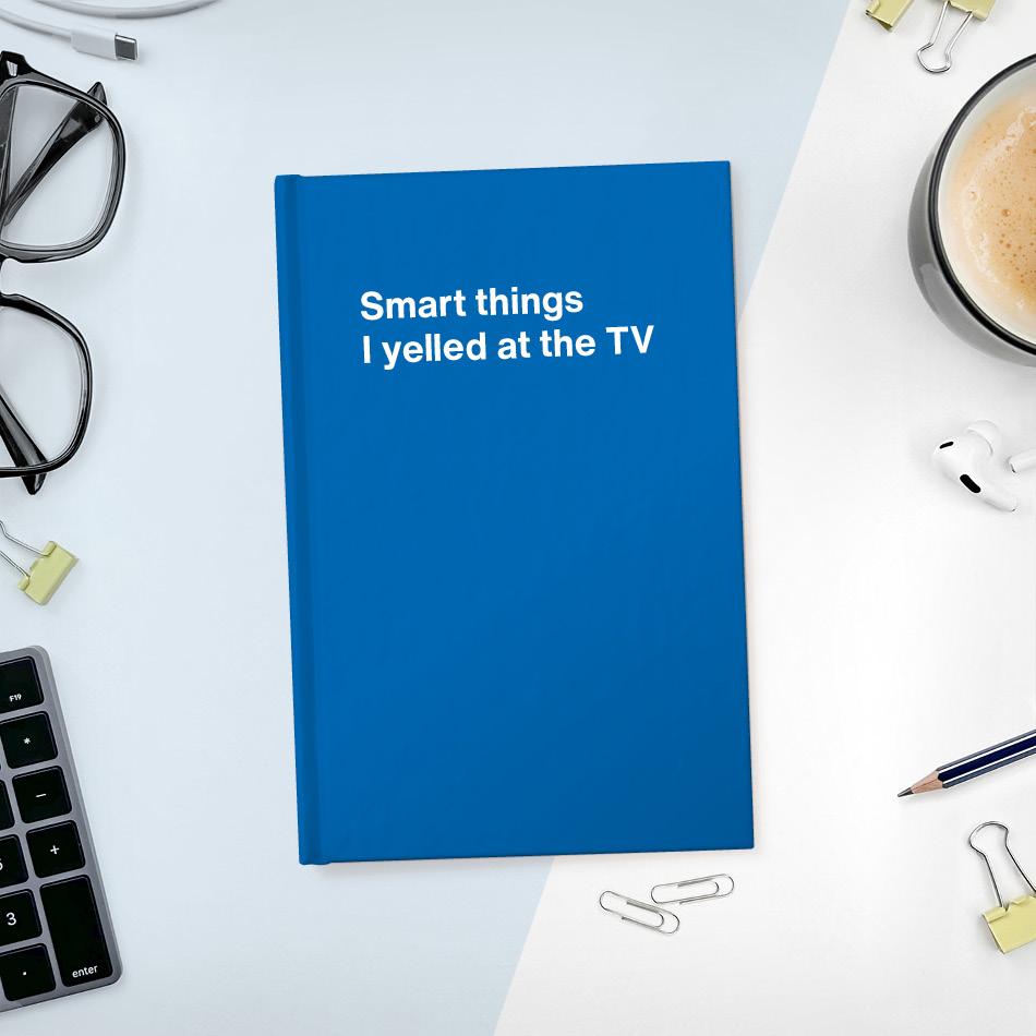 A funny notebook from WTF Notebooks® entitled 