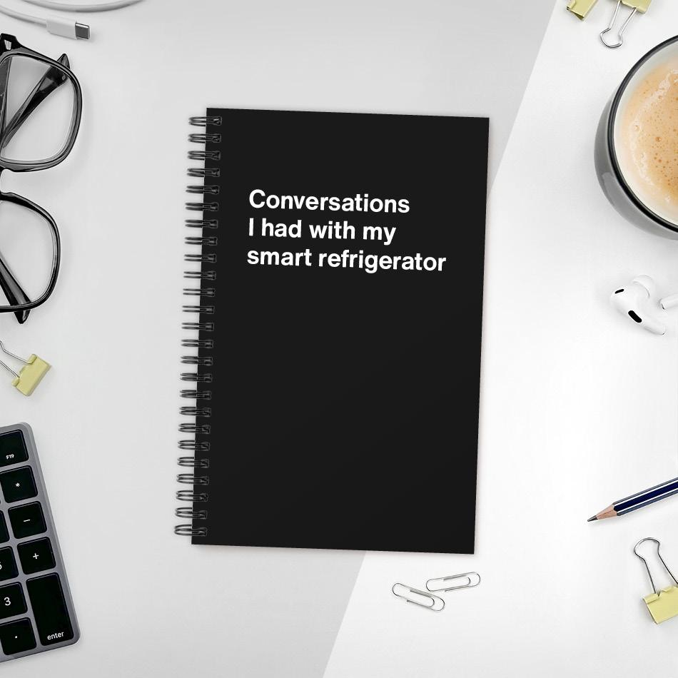 A funny notebook from WTF Notebooks® entitled 