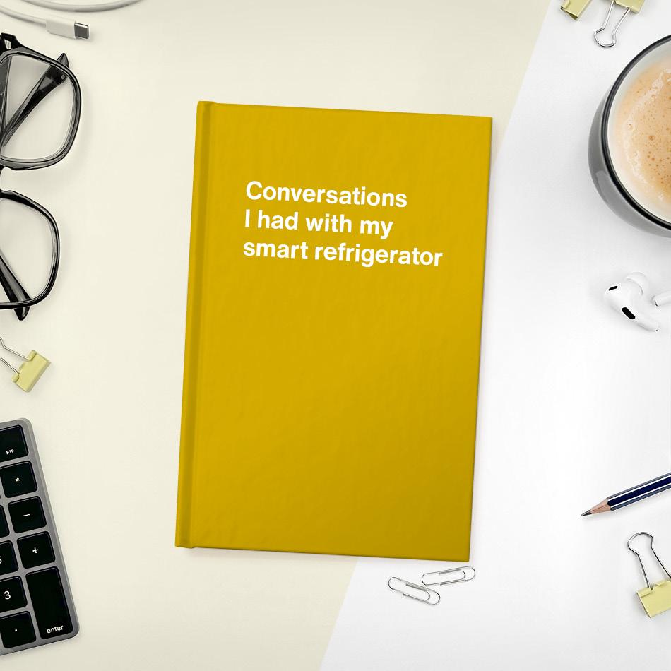 A funny notebook from WTF Notebooks® entitled 