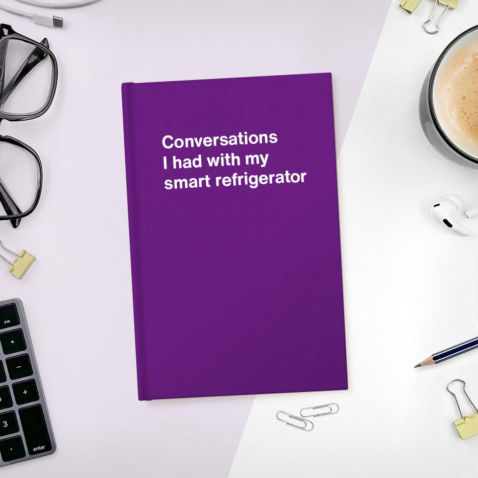 A funny notebook from WTF Notebooks® entitled 