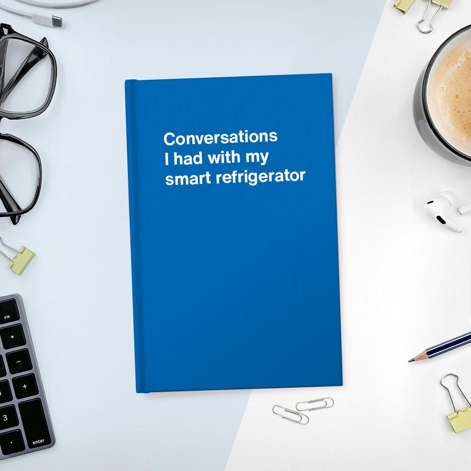 A funny notebook from WTF Notebooks® entitled 