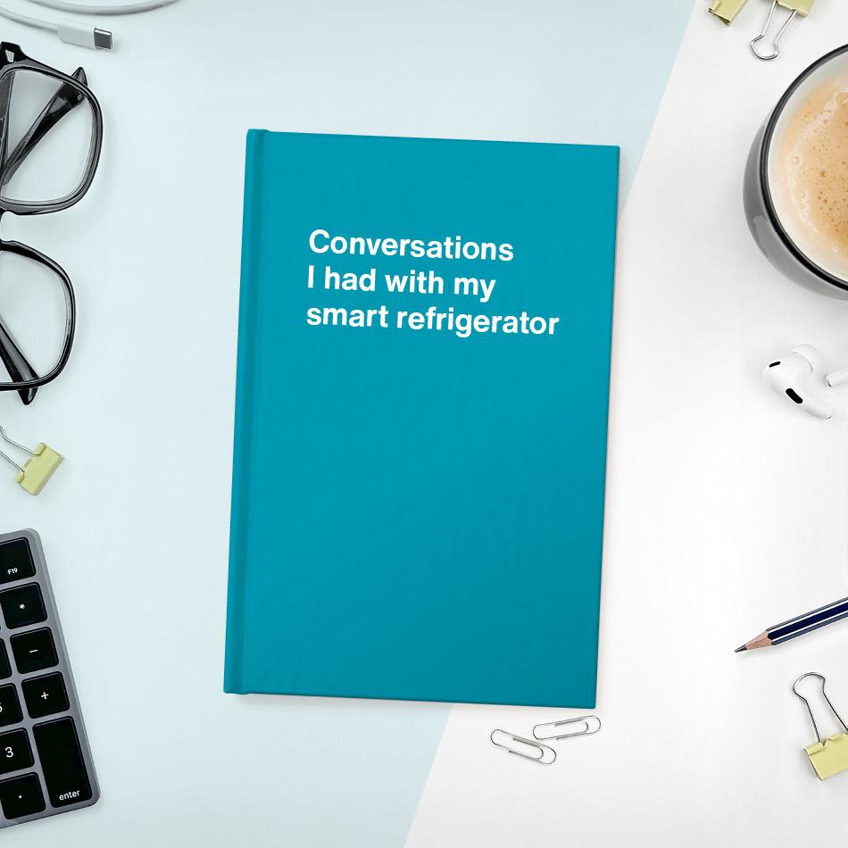 A funny notebook from WTF Notebooks® entitled 