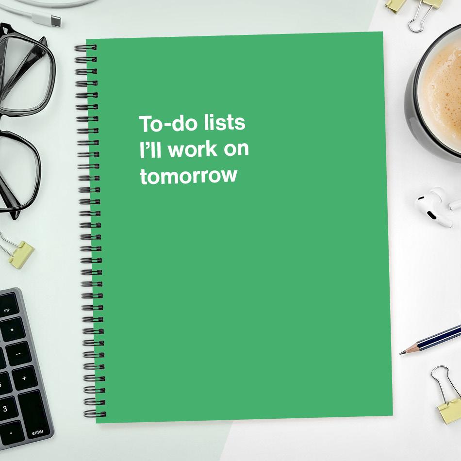 A funny notebook from WTF Notebooks® entitled 