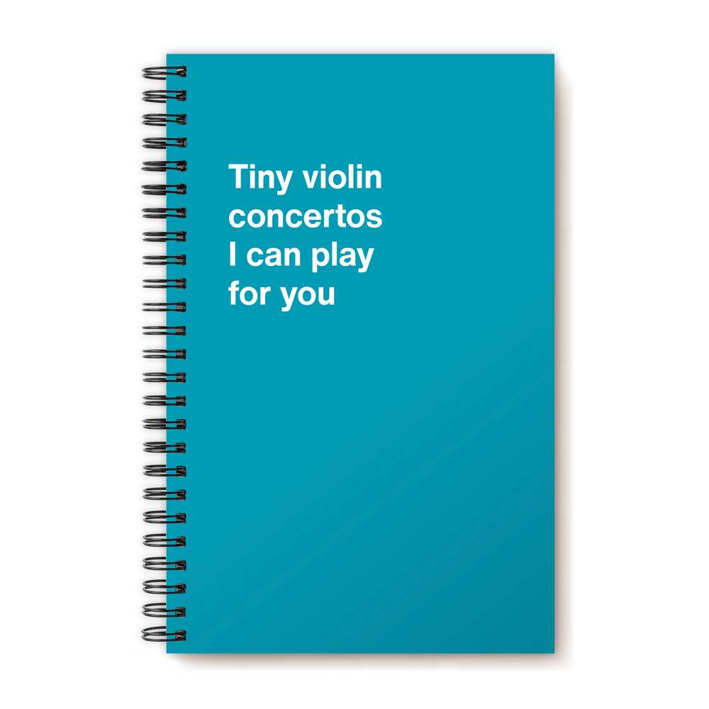 
                  
                    Tiny violin concertos I can play for you
                  
                