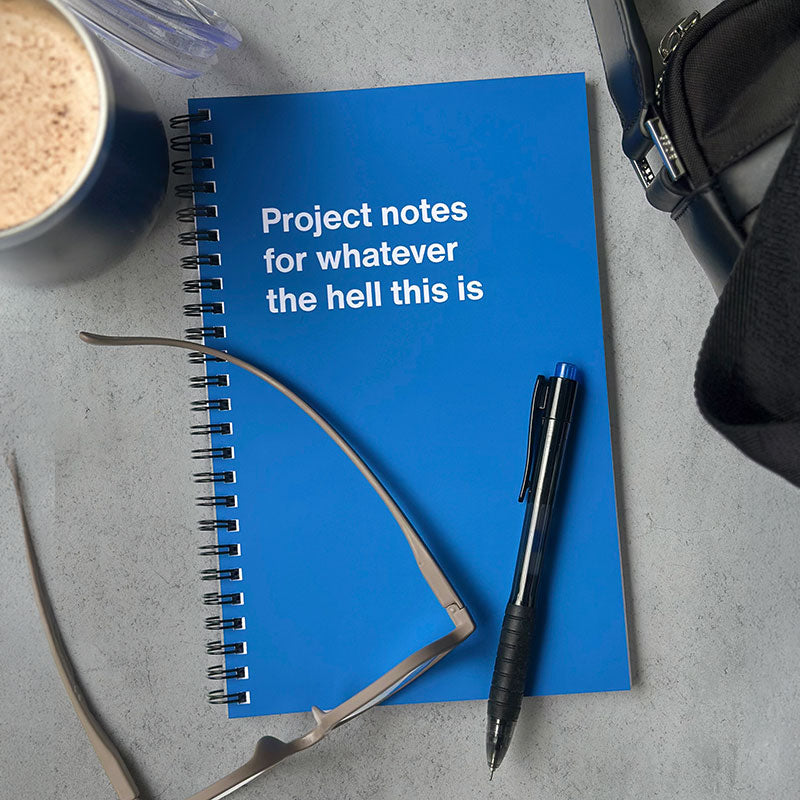 Project notes for whatever the hell this is