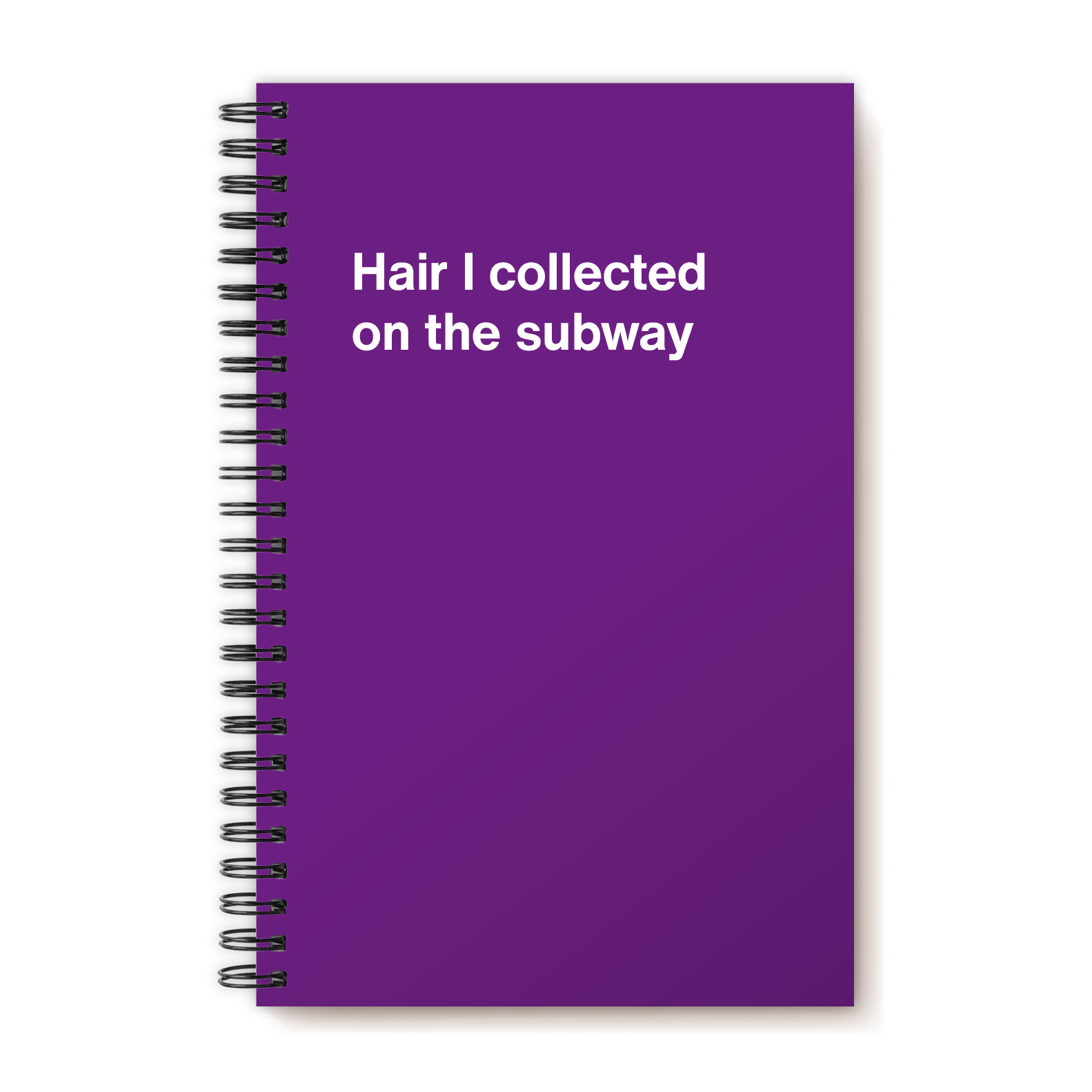 Hair I collected on the subway