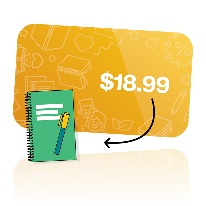 WTF Notebooks Multi-Ship Gift Card