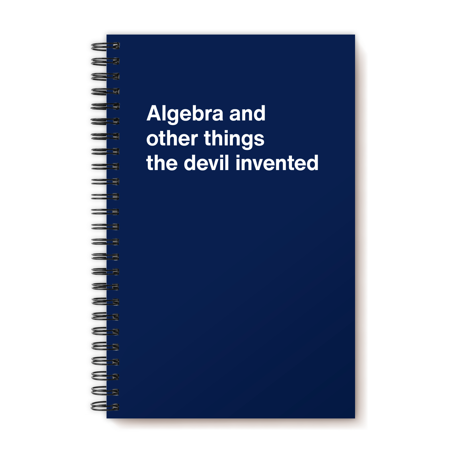 Algebra and other things the devil invented | WTF Notebooks
