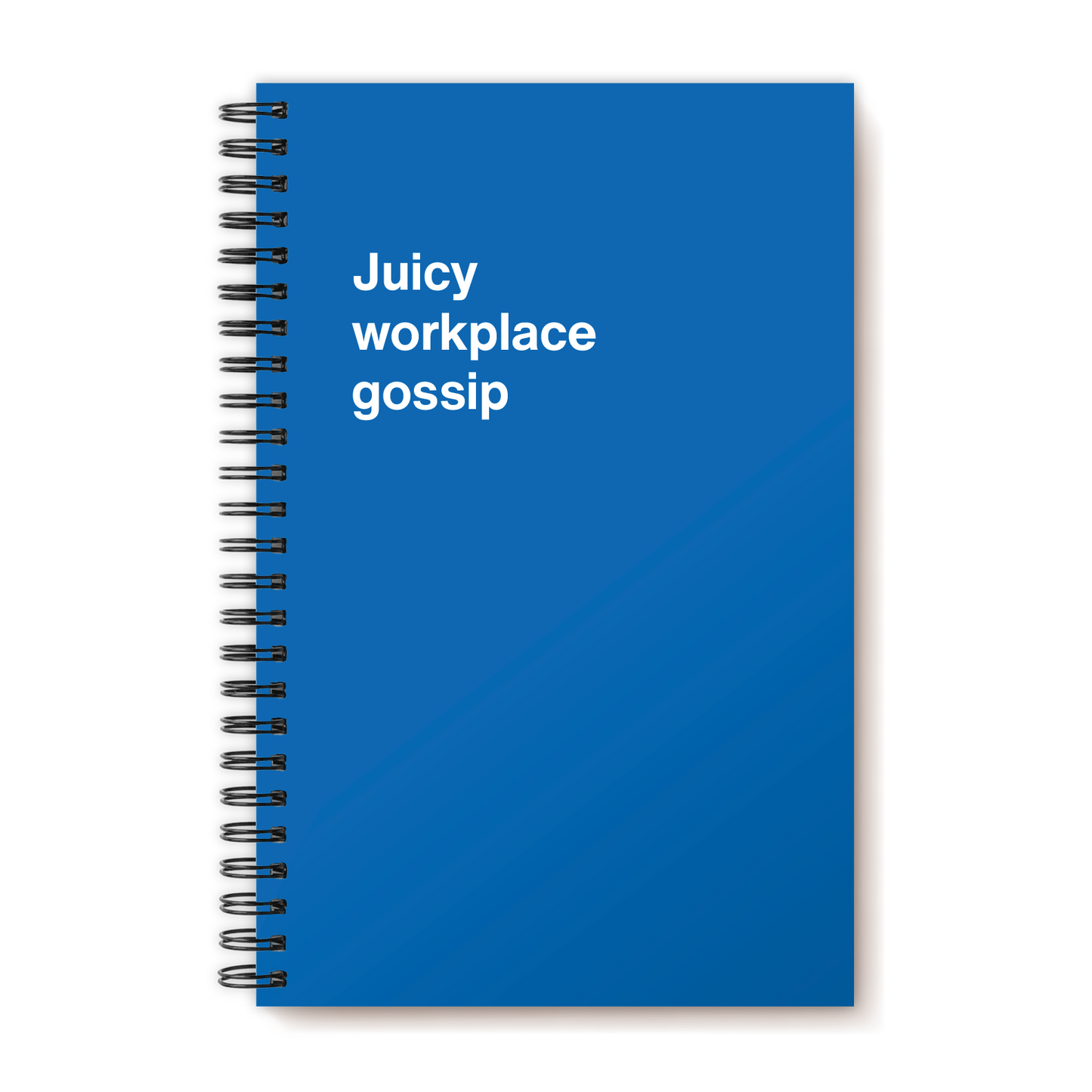 
                  
                    A funny notebook from WTF Notebooks® entitled "Juicy workplace gossip"
                  
                