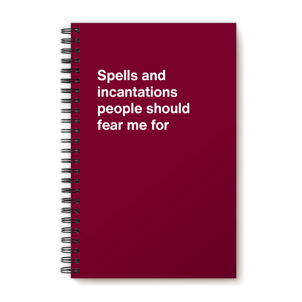 A funny notebook from WTF Notebooks® entitled 