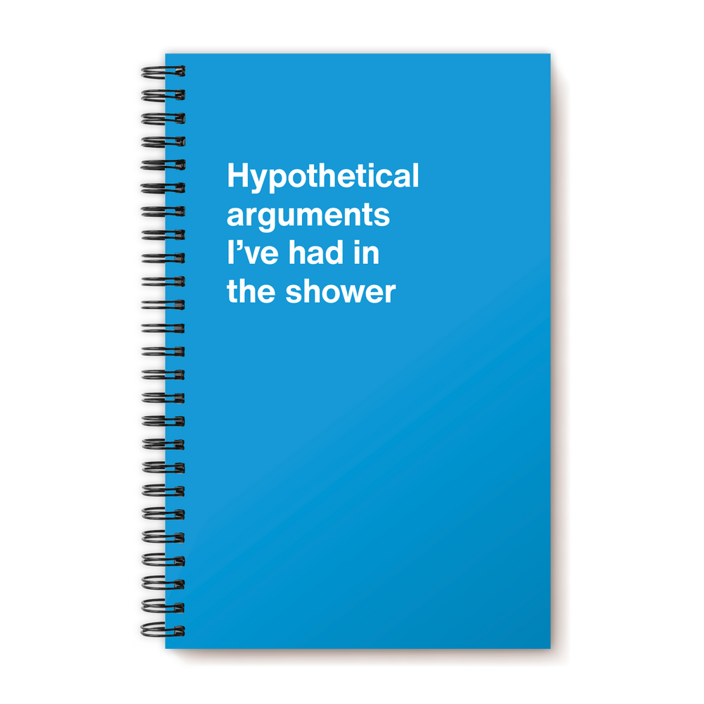 A funny notebook from WTF Notebooks® entitled 