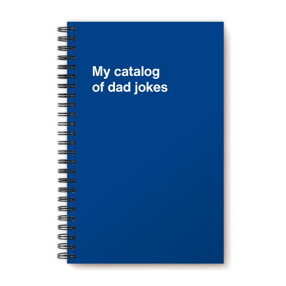 A funny notebook from WTF Notebooks® entitled 