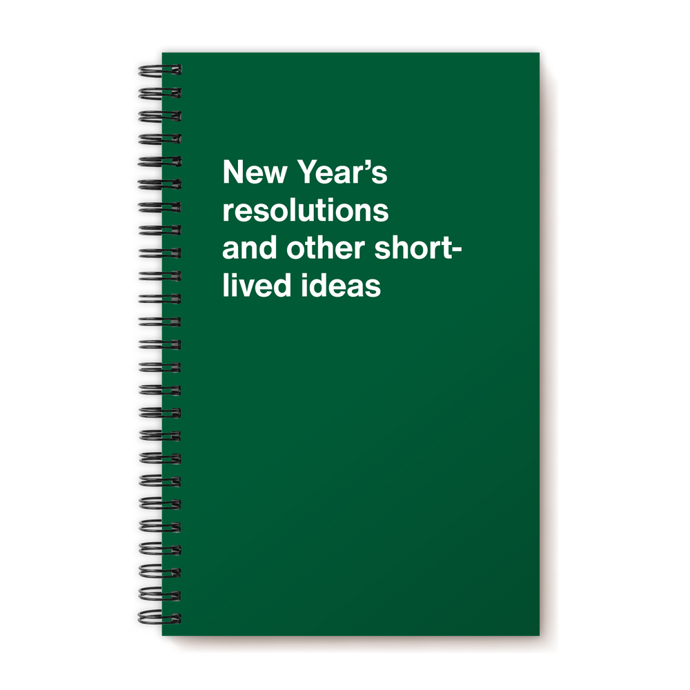 
                  
                    New Year’s resolutions and other short-lived ideas | WTF Notebooks
                  
                