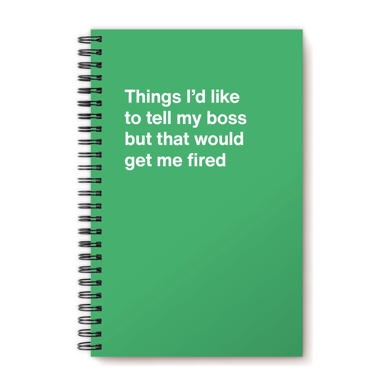Things I'd like to tell my boss but that would get me fired | WTF Notebooks